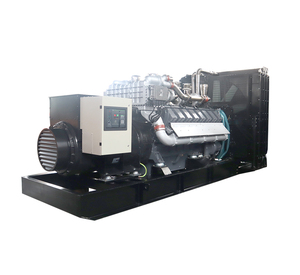 Groupe électrogène diesel Shangchai à châssis ouvert 1200 kVA avec démarrage automatique et à distance, ATS, <span class=keywords><strong>alternateur</strong></span> 100 % cuivre, 8 cylindres, usage industriel - Product Image 2