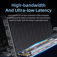 Tarjeta de Captura de Video PCIe UNISHEEN UC3520H-4K60 Profesional Estable de 2 Canales 4K60fps Ultra HD