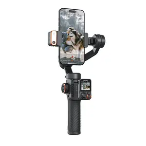 Para Hohem <span class=keywords><strong>ISteady</strong></span> M7 2025 nuevo teléfono móvil de 3 ejes AI Luz de relleno magnético telescópico Selfie Stick para estabilizador de cardán de vídeo - Product Image 1