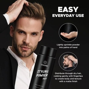 オーガニックふわふわヘアボリュームパウダー強力ホールドビーガンスタイリングパウダー（ヘアリフト用）プライベートラベル卸売ユニセックス - Product Image 2