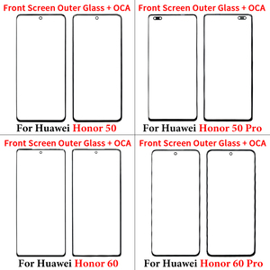 Verre extérieur d'écran avant avec OCA pour Huawei <span class=keywords><strong>Honor</strong></span> 60 <span class=keywords><strong>50</strong></span> <span class=keywords><strong>Lite</strong></span> Pro Se X5 X6S X6B X7 X7A X7B X8A X8B X9A X9B X9 X8 4G 5G X6A Plus - Product Image 5