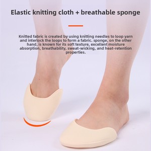 Coussinets de protection pour pointes de chaussons de ballet, embouts en tissu doux pour soulager la douleur et prévenir les ampoules pour les danseurs - Product Image 3