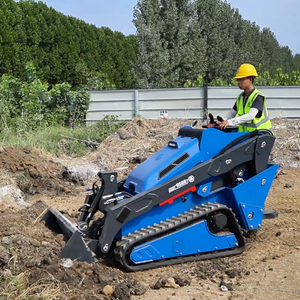 Miễn phí vận chuyển Euro 5 EPA Kubota mini loader theo dõi Skid chỉ đạo Bộ nạp đi bộ phía sau Mini Skid chỉ đạo Bộ nạp diesel với đứng trên Skid - Product Image 3