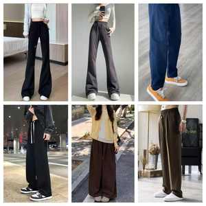 Pantalon large super doux pour femme, taille haute, élégant, coupe ample, livraison aléatoire - Product Image 2
