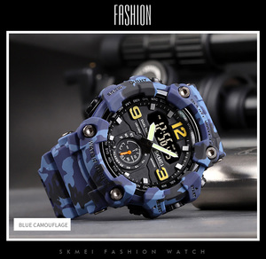 Orologio Sportivo Multifunzione SKMEI 1637 di Alta Qualità, Stile G-Shock, Impermeabile, con Ora Mondiale e Funzione Ora Legale - Product Image 6