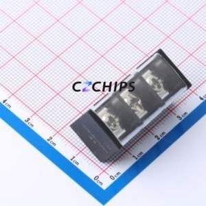 DBT40S-9.5-3P-BK-P Barrier Terminal Block P=9.5mm Connector ( Pitch: 9.5mm )( Rated Current: 20A )( Rated Voltage: 300V ) - Product Image 1