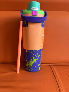 Ly giữ nhiệt thép không gỉ hai lớp 30oz mới về, bình nước ngoài trời, bình nước xe hơi có tay cầm, đồ uống nhiều màu <span class=keywords><strong>s</strong></span>ắc - Product Image 3