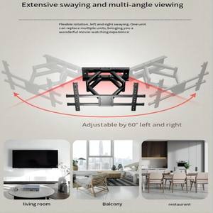 精美设计全动式电视支架 VESA 400mmx400mm 电视壁挂支架 旋转电视支架 - Product Image 6