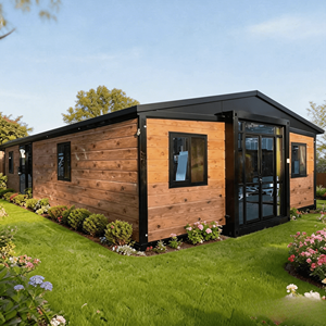 Maisons pliantes de luxe modernes préfabriquées modulaires extensibles, conteneurs habitables de 20, 40 et 40 pieds, en vente - Product Image 2