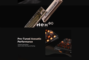 Teclado Mecánico para Juegos ATK X QK Collaboration Hex80 con Eje Magnético para Valorant - Product Image 2