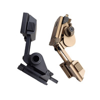 Support de casque tactique en aluminium Accessoires de casque rapide pour outils de vision nocturne Accessoires de support