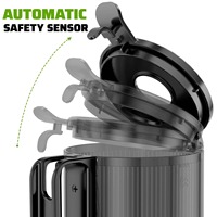 Custom Logo 5.11 Inch Brede Voerparachute Professionele Koude Pers Langzaam Fruit Juicer Elektrische Commerciële Juicer Afzuigmachine