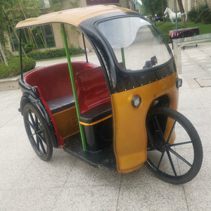 Электрический туристический рикша пассажирский трехколесный велосипед тележка - Product Image 5