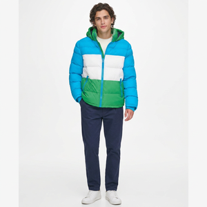 Chaquetas de burbujas personalizadas para hombre al por mayor, chaquetas cortas acolchadas con cremallera para otoño, chaqueta de burbujas para hombre, chaqueta de invierno para hombre - Product Image 1