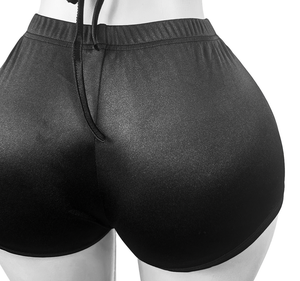 Peeqi Set Estivo da <span class=keywords><strong>Donna</strong></span> in Cotone Streetwear, Top e Pantaloncini con Decorazioni, Completo <span class=keywords><strong>Casual</strong></span> alla Moda in Due Pezzi - Product Image 5