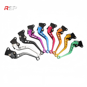 Ensemble de leviers de frein pliables ambidextres multi-positions en alliage d'aluminium CNC RSP pour moto scooter - Product Image 6