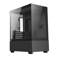 Usine JNP Micro ATX Ordinateur Mi Tour Verre Trempé Alimentation Système Refroidisseur D'eau Argb Ventilateur Cas Gaming Pc