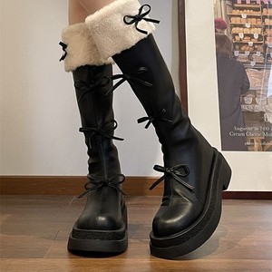Botas Chelsea de Plataforma Plana con Cremallera, Estilo Coreano, de Terciopelo Marrón, para Niños, Otoño/Invierno, Retro 2026, Punta Redonda - Product Image 2