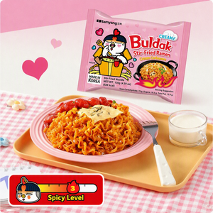 <span class=keywords><strong>Ramen</strong></span> Picante de Pollo Estilo Coreano Buldak, Sabor Suave a <span class=keywords><strong>Carbonara</strong></span>, 650g, Listo para Enviar, Estándar Global - Product Image 4
