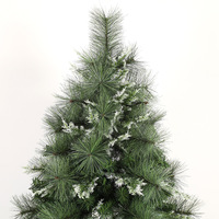 Pohon Natal PE Buatan dengan Salju Tiruan 120-240cm Grosir untuk Dekorasi Rumah, Taman, Kantor, Hotel, Pesta, dan Pajangan Komersial