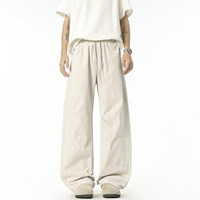 Pantalon décontracté coupe droite style américain pour homme, léger, mi-ample, respirant, fluide, long, sportswear printemps/été