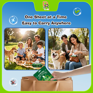 Lingettes nettoyantes pour animaux de compagnie à faible quantité minimale de commande pour le nettoyage de la boue des pattes du <span class=keywords><strong>chiot</strong></span> - Product Image 6