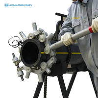 Cortador de Tubos de Plástico Profesional de 350-800 mm para Instalación de Plomería y Suministro de Agua