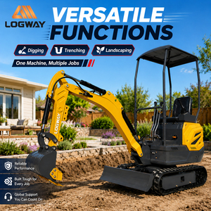 Excavatrice sur chenilles EU LOGWAY à haute efficacité, commande hydraulique pilotée, avec ou sans cabine en option - Product Image 1