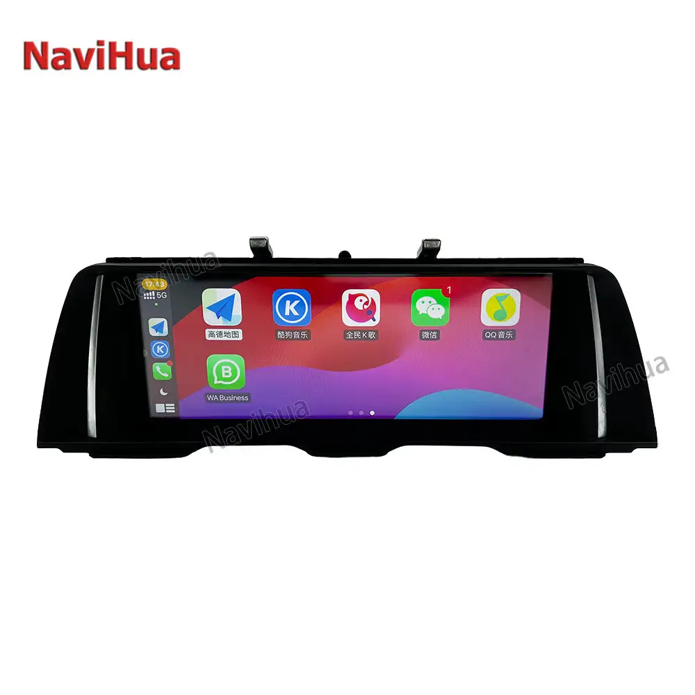 NAVIHUA NEU 10.25 Android 13 System Auto Stereo drahtloses Carplay GPS Navi Radio Touchscreen für BMW 5er F10 Linux System