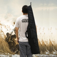 Sac à dos noir personnalisé pour équipement de sport de plein air, sac de transport rembourré pour fusil, étui long pour produits de chasse