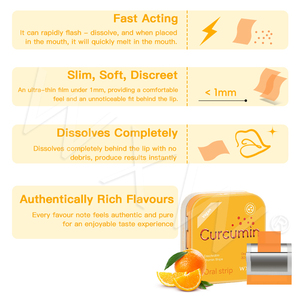 Suplementos Vitamínicos para Adolescentes, Disolución Rápida, Sabor Naranja, Apoyo Inmunológico, Tiras Orales Disolubles, 30 Tiras/Botella - Product Image 3