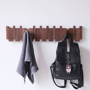 Solid Wood Piano Coat <b>Rack</b> Coat Hook for Entryway Hallway and Bedroom Creative SpaceSaving Design Sturdy Home Decoration - Product Image 2