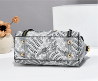 Sac à main bandoulière/crossbody JINZE3018 de luxe rétro en cuir PU avec fermeture éclair et doublure en polyester pour femme