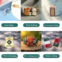 Épinglette en émail personnalisée plaquée or, épinglette pour chapeau, épinglette pour Crocs, broche en acier inoxydable, épinglette vintage pour hijab, épinglette magnétique, épinglette d'anime Palestine
