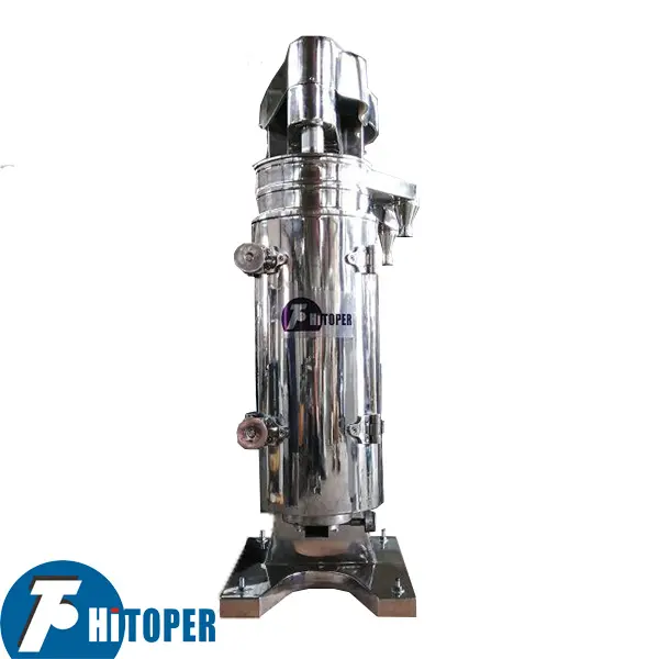 Blood cell and plasma separation tube centrifuge speed high, tubular centrifuge separator