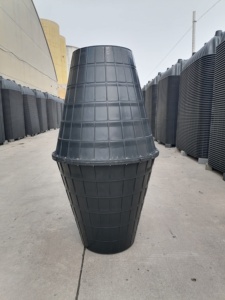 نظام قادوس مزدوج للغاز الحيوي تحت الأرض عمودي لمعالجة نفايات الصرف الصحي لمدة عام واحد من البولي إيثيلين لهاضم المزارع المحلية - Product Image 6