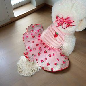 New Summer Pet Clothing For Dogs And Cats, Beautiful Chiffon Skirts, Cute <strong>Princesses</strong>, Small Dog Dresses, Hot Selling - Product Image 1