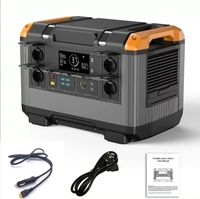 Système d'alimentation solaire extérieur 220V 2400W, panneau photovoltaïque standard européen 2400W, stockage d'énergie grande capacité