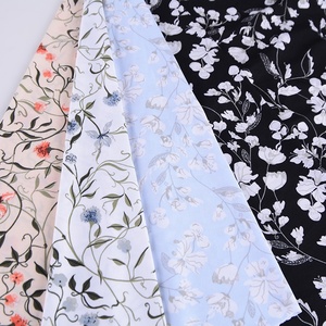 98 poliéster <span class=keywords><strong>2</strong></span> spandex pequeña flor floral Impresión digital impreso ity tela china para blusas - Product Image 3
