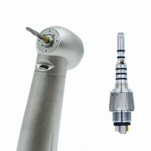 In Store Push Button LED Dental High Speed Handpiece With Quick Connector Dental Air Turbine Fast Handpiece Supplier