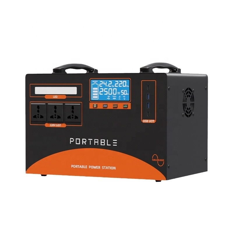 High Quality 220V Large Capacity 2500W Portable Power Station Household Emergency Storage Power Camping Power Supply · image 2