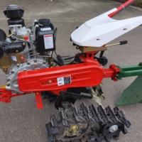Micro-tracteurs à chenilles doubles à moteur diesel refroidi par air 8HP/178F, cultivateur agricole, outil de jardin, mini-motoculteur, machine de culture du sol