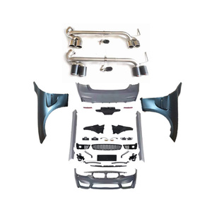 Haute qualité F30 F35 mise à niveau M3 Style pare-chocs avant arrière jupes latérales garde-boue de tuyau d'échappement Kit de carrosserie pour <span class=keywords><strong>BMW</strong></span> <span class=keywords><strong>320i</strong></span> 328i 335i - Product Image 1