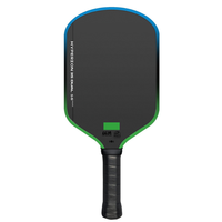 Raquette de pickleball en fibre de carbone T700, texture mate, cadre dégradé, usine transfrontalière