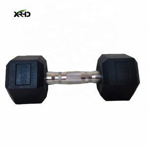 Mancuernas Para Gimnasio Pesas Para Phòng Tập Thể Dục Gimnasia De 5 Kg Recubierta De Goma Mancuerna Lục Giác - Product Image 3