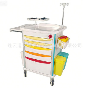 Chariot médical multifonctionnel Maijie en ABS avec tiroir de rangement et panier pour usage médical - Product Image 2