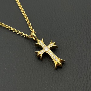 Collana a Croce Chaoxuan con Diamanti in Scatola di Rame, Accessorio <span class=keywords><strong>Unico</strong></span> con Diamanti Colorati per Uomo e Donna, Regalo per Amici - Product Image 2