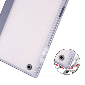 Coque de <span class=keywords><strong>tablette</strong></span> transparente en TPU souple avec <span class=keywords><strong>support</strong></span> pour stylet pour <span class=keywords><strong>Samsung</strong></span> Galaxy Tab <span class=keywords><strong>A8</strong></span> 10.5 SM-X200 et X205 - Product Image 6