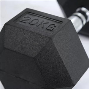 CZFIT Top Quality Cheap Hex <b>Dumbbells</b> Stable Placement and Rubber Coated Cast Iron <b>Dumbbells</b> for Gym Fitness - Product Image 3