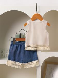 2025 estate <span class=keywords><strong>abbigliamento</strong></span> per bambini <span class=keywords><strong>abbigliamento</strong></span> moda bambino ragazze set di <span class=keywords><strong>abbigliamento</strong></span> stile 2 6 anni bohémien set di <span class=keywords><strong>abbigliamento</strong></span> per ragazze - Product Image 3